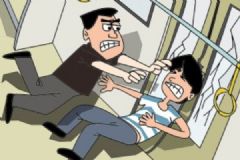 乘客地铁上手机外放音乐引冲突，一人眼球被打破裂[多图]